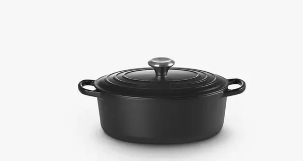 Le Creuset Signature - Pekáč oválný s poklicí, objem 4,1 l, noir mat 21178270000430