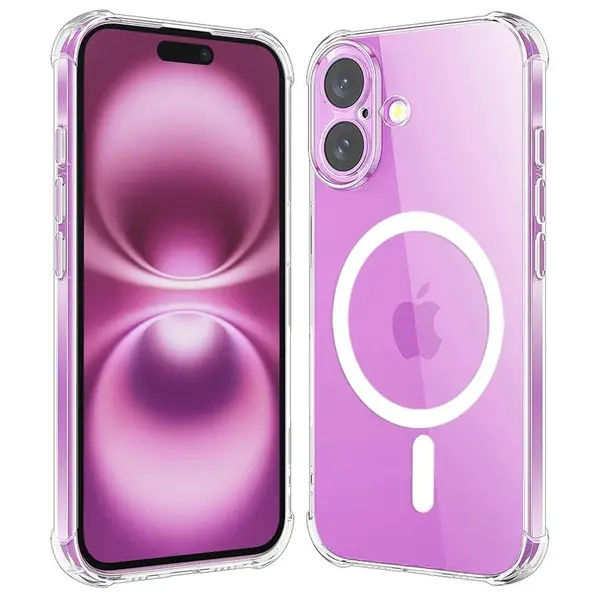 Techsuit Shockproof MagSafe průhledný obal, iPhone 16 Plus