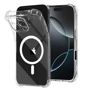 Techsuit Shockproof MagSafe průhledný obal, iPhone 16 Pro