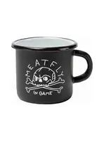 Meatfly plechový hrníček Enamel 0,4 L | Černá | Objem 0,4 L