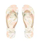 Roxy dámské žabky Tahiti VII White/Champagne | Bílá | Velikost 7 US