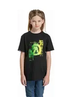 Meatfly dětské tričko Artee Black | Černá | Velikost 134 | 100% bavlna