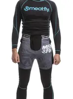 Meatfly chránič kostrče Meafly Norris Black/Grey | Černá | Velikost S