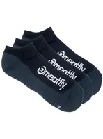 Meatfly ponožky Boot Triple pack Black | Černá | Velikost M