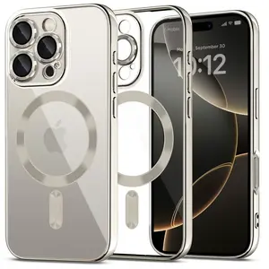 Tech-Protect MagFlex MagSafe iPhone 16 Pro, shiny titanium