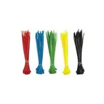 Pásky vázací, 150 x 2,5 mm, 100 ks, barevné, ENPRO