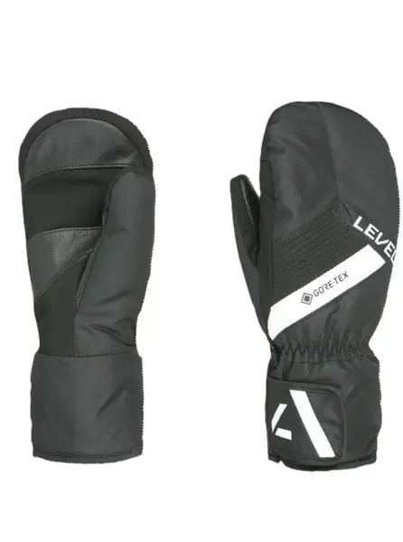 Level dětské rukavice Neo JR Mitt Gore-Tex Black | Černá | Velikost M