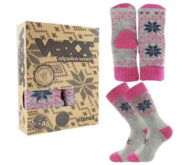 Dárková sada ponožek a rukavic z merino vlny a alpaky, 39 - 42