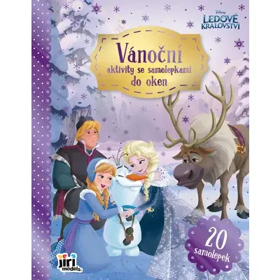 Vánoční aktivity se samolepkami do oken Ledové království