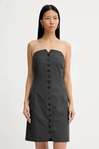 Šaty z vlněné směsi Samsoe Samsoe Saellen