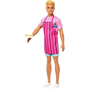 Barbie Ken s kuchárskymi doplnkami