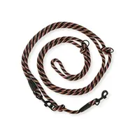 PafDog Přepínací nastavitelné vodítko 10mm, žíhané (černá, hnědá, béžová) PAF-406