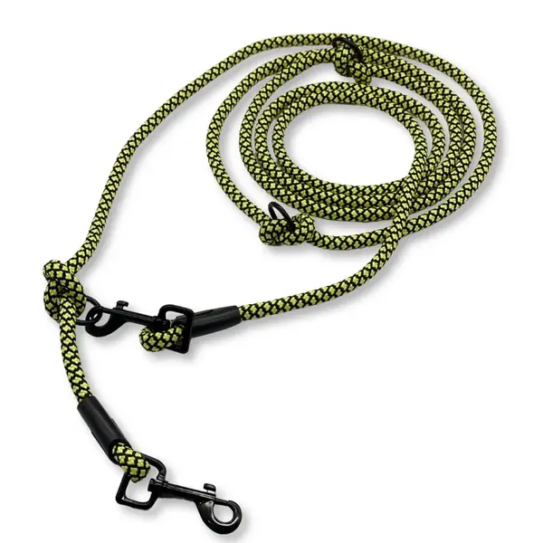 PafDog Přepínací nastavitelné vodítko 8mm, žluto-černé extra pevné PAF-494