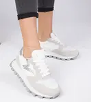 Gemre White Women's Sports Sneakers Melinda