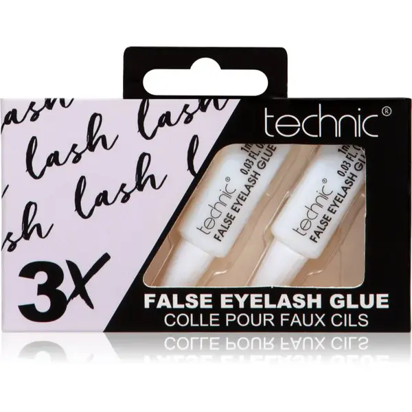 Technic Cosmetics False Eyelash Glue lepidlo na umelé mihalnice 3x1 ml
