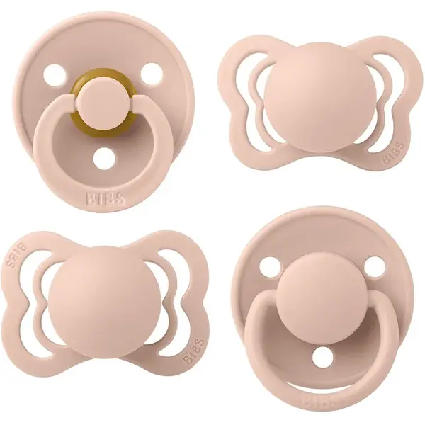 BIBS Try-It Size 1: 0+ months sada pre deti od narodenia Blush