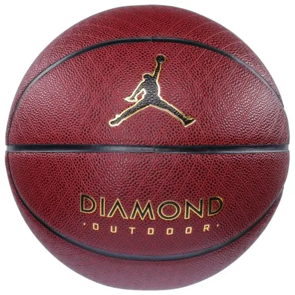 Nike JORDAN DIAMOND OUTDOOR 8P DEFLATED Basketbalový míč, červená, velikost