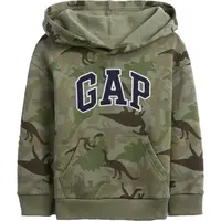GAP V-FA NVLTY LOGO PO Detská mikina, khaki, veľkosť 4Y