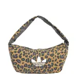 ADIDAS ORIGINALS Kabelka na rameno 'Leopard Small Shoulder'  kapučíno / sivá / čierna / biela