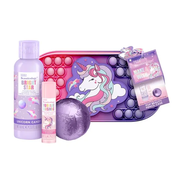 Baylis & Harding Sada péče o tělo v pouzdře Unicorn 3 ks