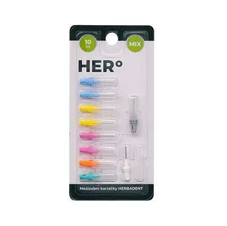Herbadent HERo Mix náhradní mezizubní kartáčky 10 ks