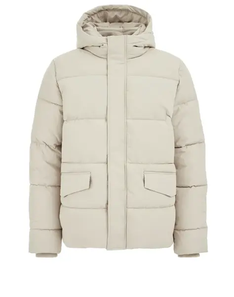 WE Fashion Zimná bunda  béžová