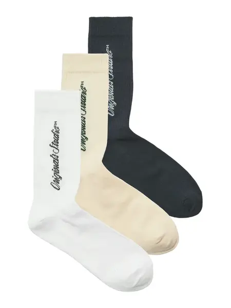 JACK & JONES Ponožky 'JACNORREBRO'  svetlosivá / jedľová / čierna / biela