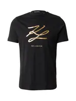 Karl Lagerfeld Tričko  zlatá / čierna