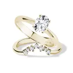 Svadobná súprava zo žltého 14k zlata KLENOTA