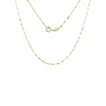 Zlatý řetízek typu Lip Chain v délce 42 cm KLENOTA