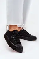 BIG STAR SHOES Dámské Textilní Tenisky Na Platformě Big Star