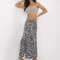 Skirt-D73771M50222B-navy blue