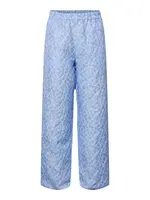 PIECES Nohavice 'Evelyn'  dymovo modrá / svetlomodrá