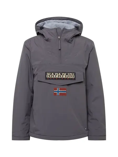 NAPAPIJRI Prechodná bunda 'Rainforest'  béžová / tmavosivá / tmavočervená / čierna