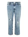 JACK & JONES Džínsy 'Mike'  modrá denim / hnedá