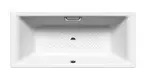 Kaldewei Ambiente - Obdélníková vana Puro Duo 664, 180x80 cm, s otvory pro madlo, celoplošný antislip, bílá 266410210001