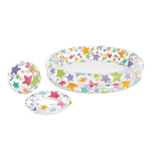 Nafukovací dětský bazénový set Hvězdice