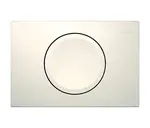 Geberit Delta15 - Ovládací tlačítko splachování, alpská bílá 115.109.11.1