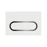 Ravak Chrome - Ovládací tlačítko WC, chrom/bílá X01455