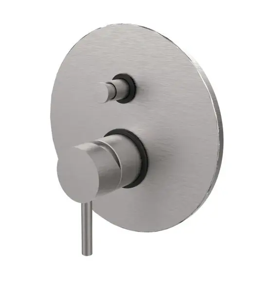 Paffoni Light - Baterie pod omítku pro 2 spotřebiče, nerez LIG015ST