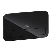 Villeroy & Boch ViConnect - Ovládací tlačítko splachování M200, lesklá černá 922400RB