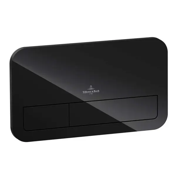 Villeroy & Boch ViConnect - Ovládací tlačítko splachování M200, lesklá černá 922400RB