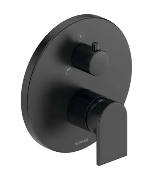 Duravit Tulum - Vanová baterie pod omítku, matná černá TU5210012046