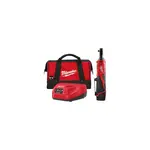 Milwaukee - 12V AKU ráčna M12 IR-201B 3/8, 1x aku 2,0 Ah Li-Ion, nabíječka 4933441720