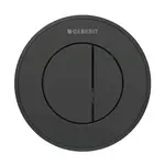 Geberit Splachovací systémy - Oddálené ovládání splachování typ 10, 2-činné, černá 116.055.DW.1