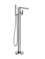 Ravak Flat - Vanová baterie do podlahy, chrom X070440