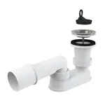 Alcadrain Vaničkové sifony - Odtoková souprava pro vaničky, včetně zátky A461-50