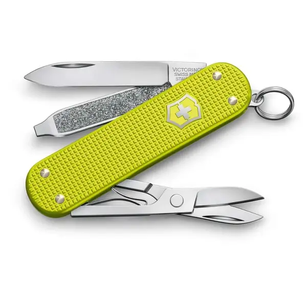 VICTORINOX - Malý kapesní nůž Classic SD Alox Limited Edition 2023, 5 funkcí, žlutá 0.6221.L23