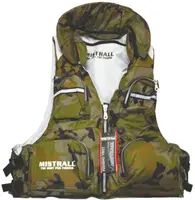 Mistrall plovoucí rybářská vesta x1 maskáč - xxl