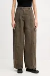 Bavlněné kalhoty Kenzo Dyed Canvas Cargo Pants